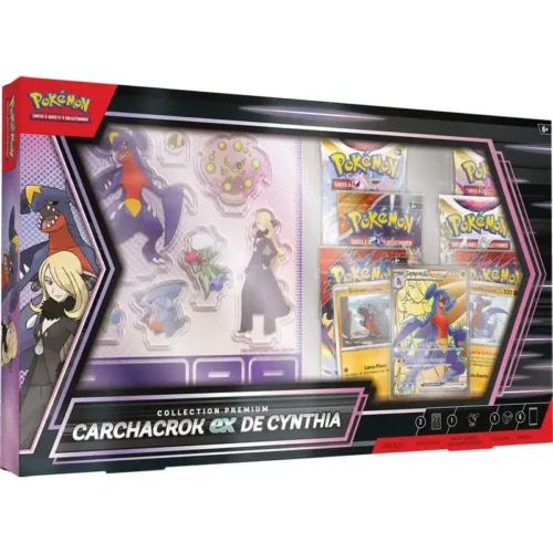Coffret Pokémon Collection Premium Carchacrok Ex de Cynthia
