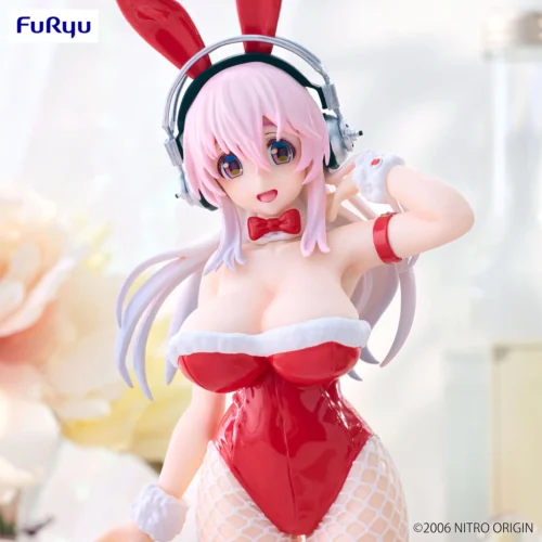 figurine-super-sonico-bicute-bunnies-red-rabbit-christmas-version-1 figurine super sonico christmas bicute bunnies furyu